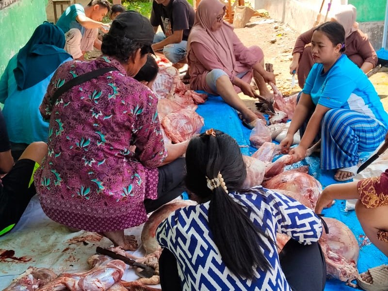 Kegiatan Kurban SDN 5 Kedunglo dalam Rangka Memperingati Hari Raya Iduladha 1447 Hijriyah tahun 2026