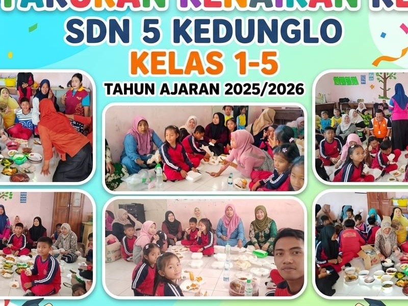 TASYAKURAN KENAIKAN KELAS SDN 5 KEDUNGLO TAHUN AJARAN 2025/2026